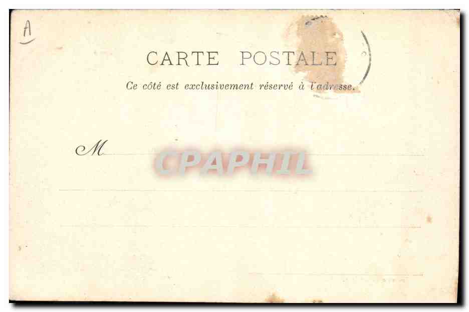 CPA Folklore Costume de Lorient — Verso