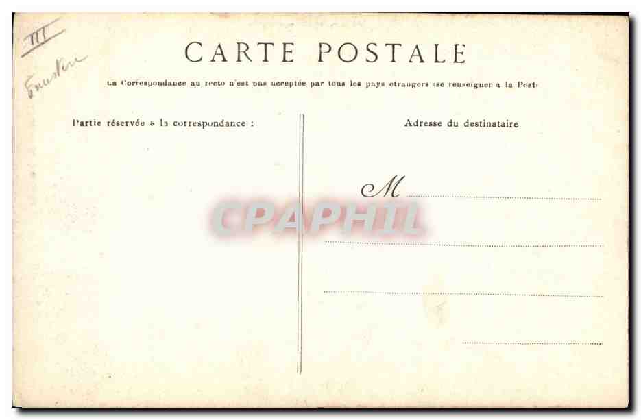CPA Folklore Jeune homme de Folgoet — Verso