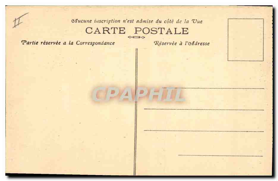 CPA Folklore Baie de Douarnenez — Verso