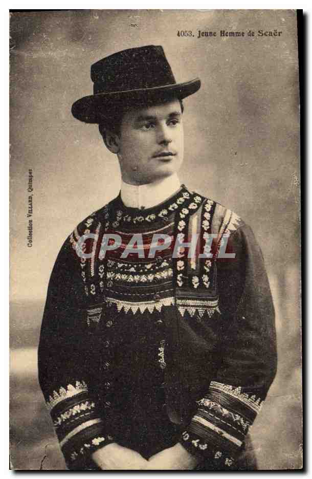 CPA Folklore Jeune homme de Scaer