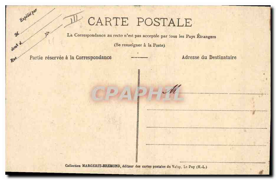 CPA Folklore Dentelle Dentelliere Craponne Haute Loire Ameublement — Verso