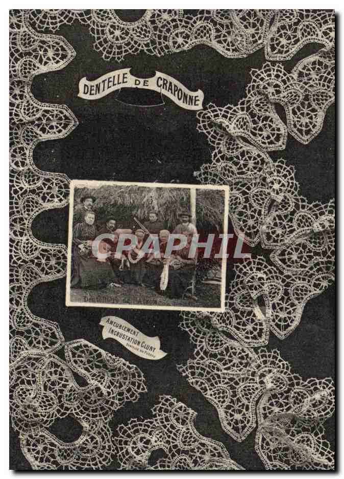 CPA Folklore Dentelle Dentelliere Craponne 