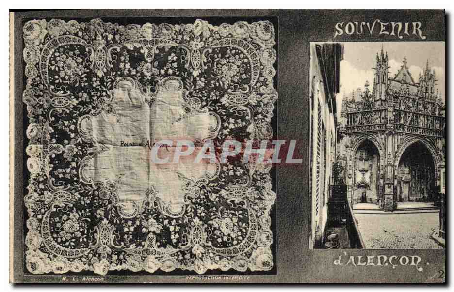 CPA Folklore Dentelle Dentelliere Alencon