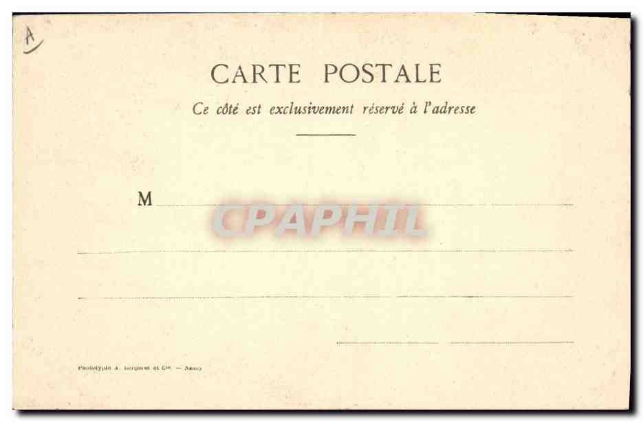 CPA Folklore Dentelle Dentelliere Luxeuil — Verso