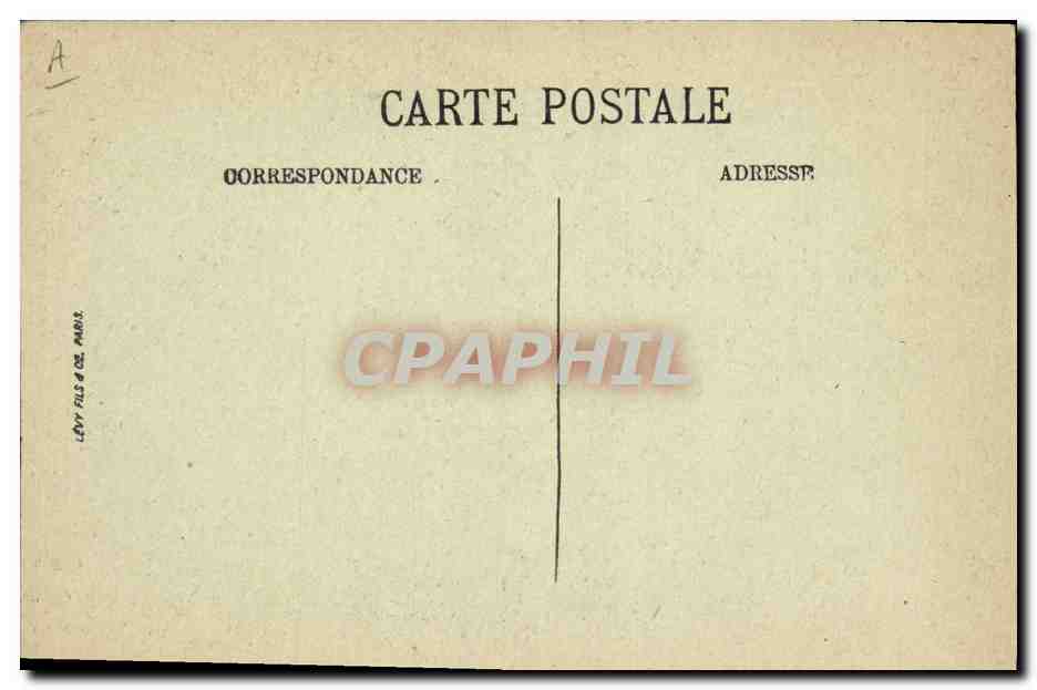 CPA Folklore Dentelle Ecole Dentelliere Point d'Alencon Bonnet de 1840 — Verso