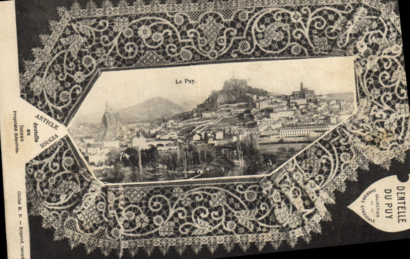 CPA Folklore Dentelle Dentelliere Le Puy