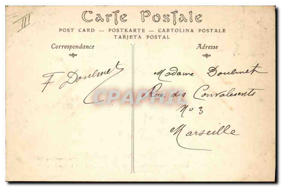 CPA Folklore Dentelle Dentelliere Rochet en Point d'Alencon et d'Argentan offert par le diocese de Bayeux a SS le Pape Leon XIII  — Verso