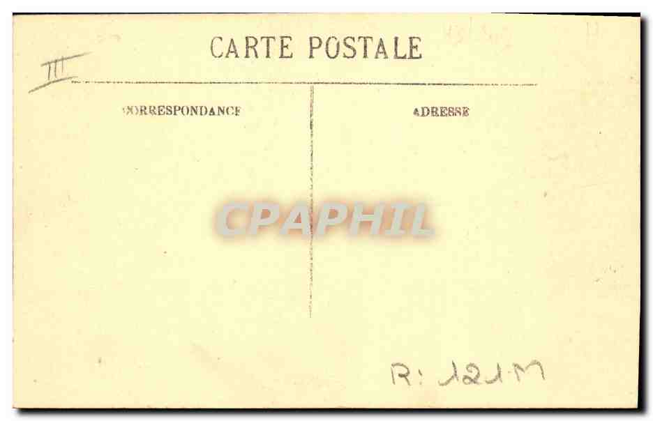 CPA Folklore Dentelle Dentelliere Le Velay — Verso