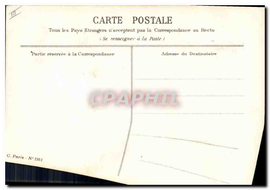 CPA Fantaisie Main Fleurs  — Verso