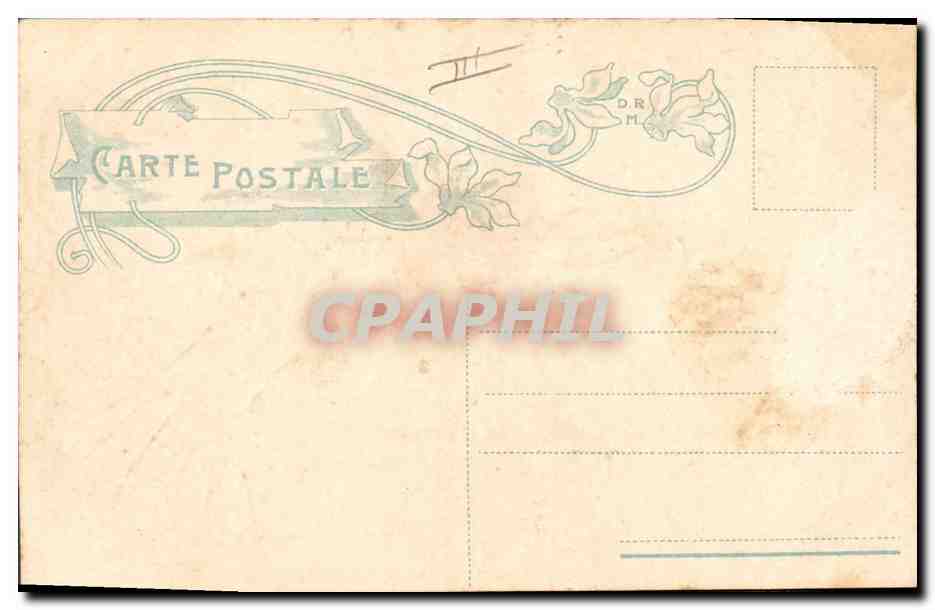 CPA Fantaisie Main Fleurs  — Verso