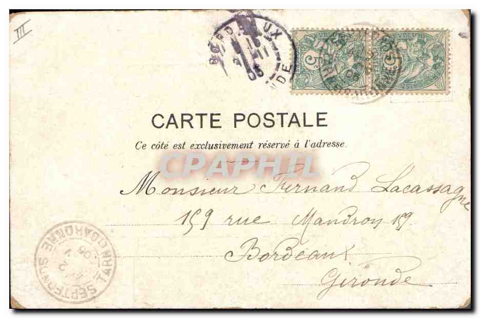 CPA Paul de Cassagnac Journaliste  — Verso