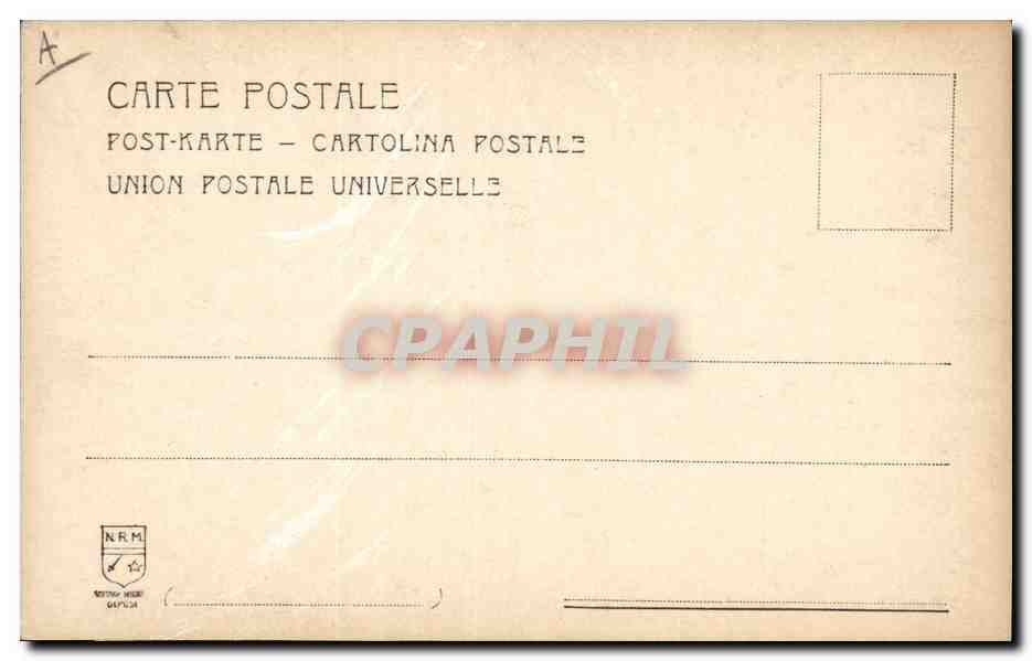 CPA Gabrielle d'Annunzio — Verso