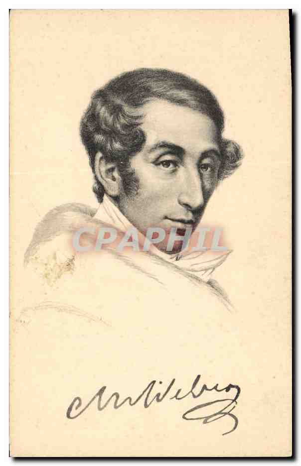 Carl Maria von Weber — portrait gravé — Stengel & Co., Dresden, n° 49065