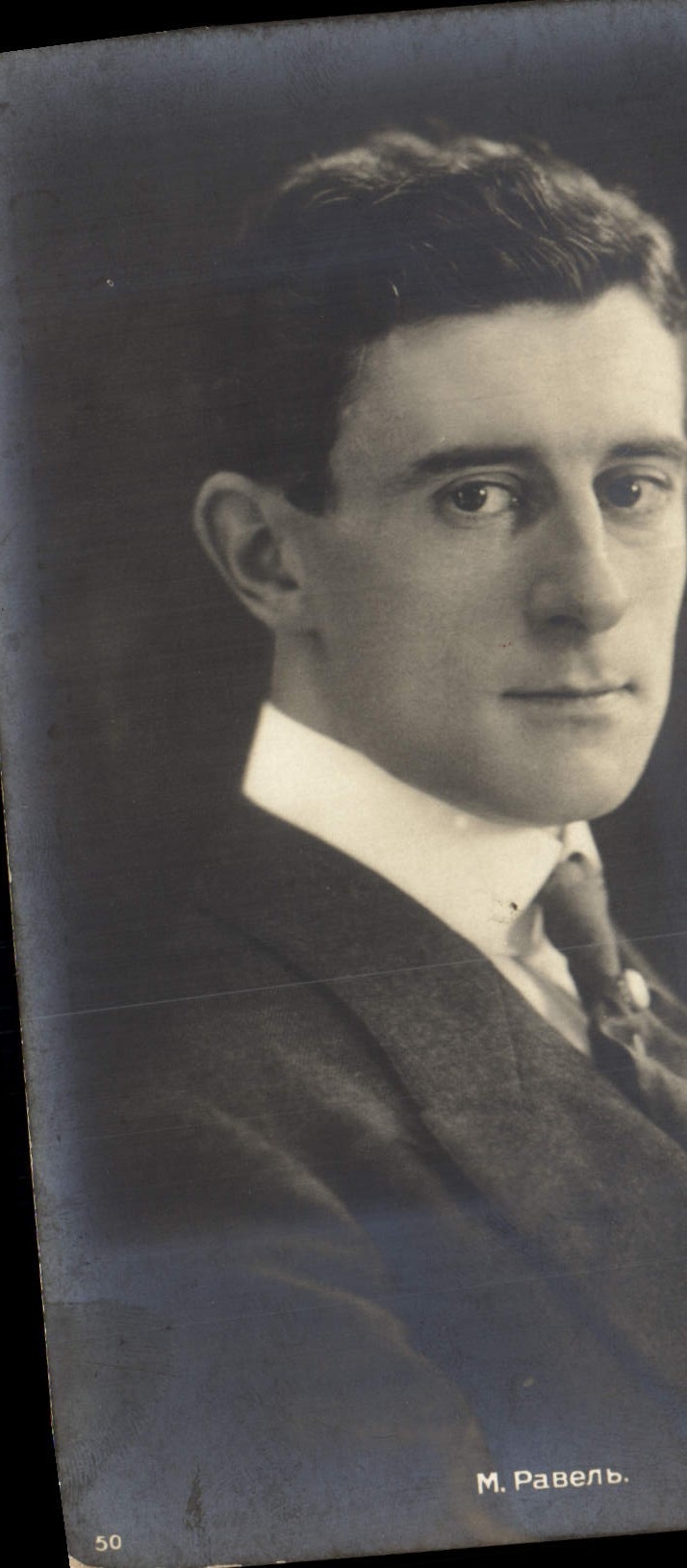 Portrait de M. Ravel — éditeur : HOT. MAT. ROSS. MUZ. - MOSCA 1911