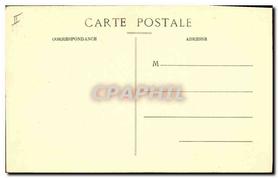 CPA Pierre Puget — Verso