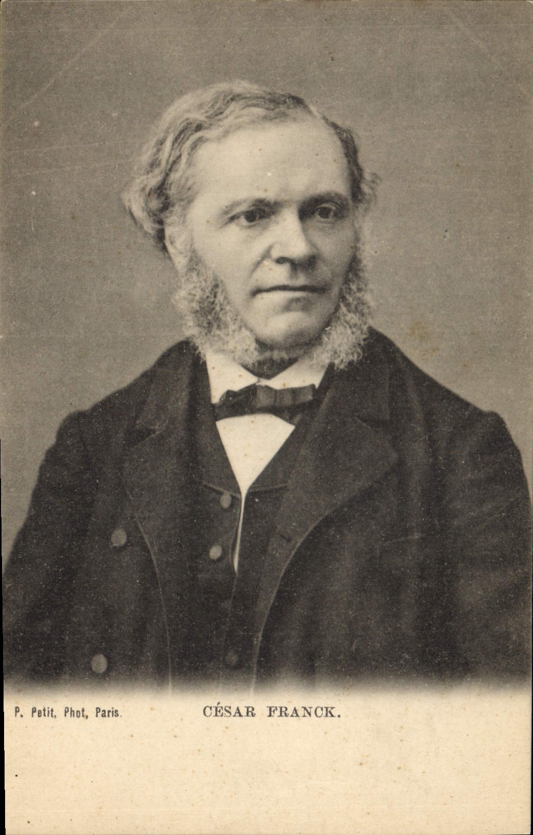 César Franck — portrait — P. Petit, Phot. Paris
