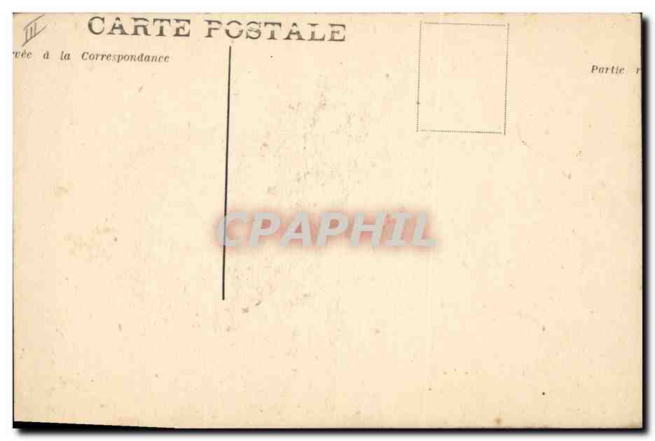 CPA Personnalite  — Verso
