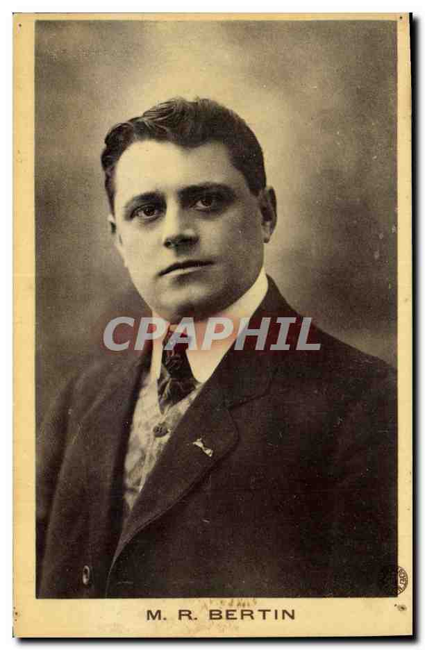 M. R. Bertin — portrait — éditeur inconnu, n° de série non visible - Anverso