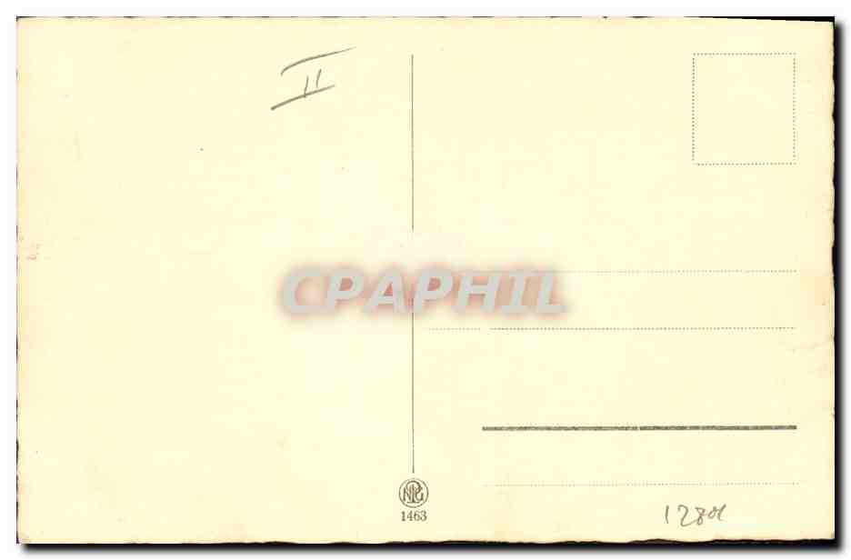 Deux chevaux — paysage rural — CPAPHIL n°1463 — Verso