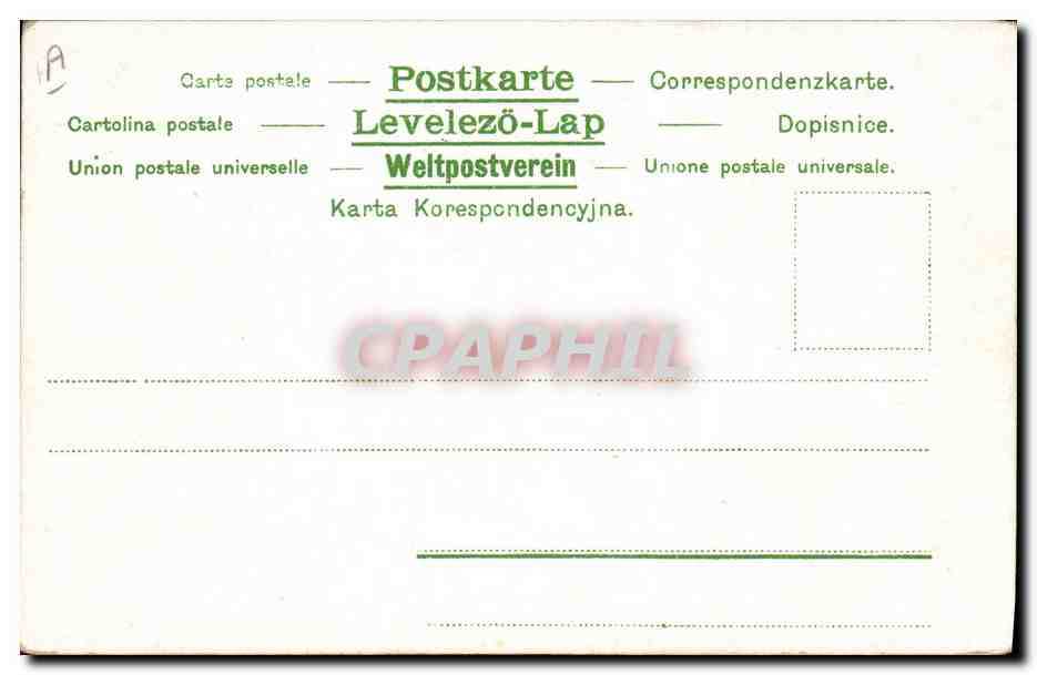 Cavalier à cheval — Forêt — série CIRIE 339 — Reverso