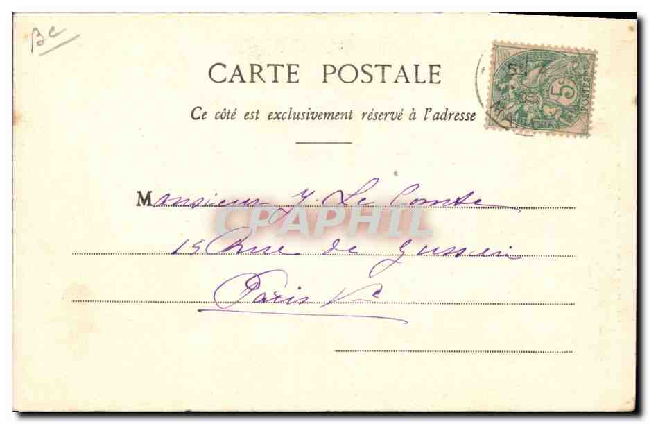 Le Maquignon — A travers la Campagne Normande — Cliché A. Renard, Pont-Audemer — Reverso