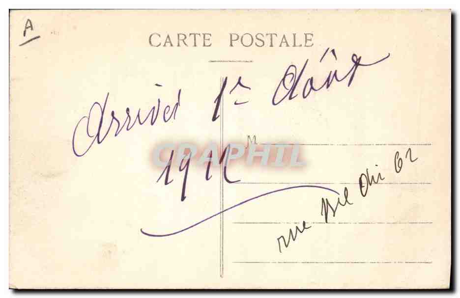 CPA Cheval Hippisme Equitation Saint Etienne Place Villebeuf Marche aux chevaux  — Verso