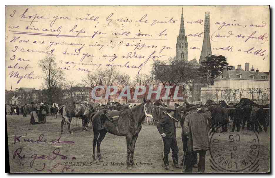 Chartres — Le Marché aux Chevaux — éditeur inconnu, n° 188