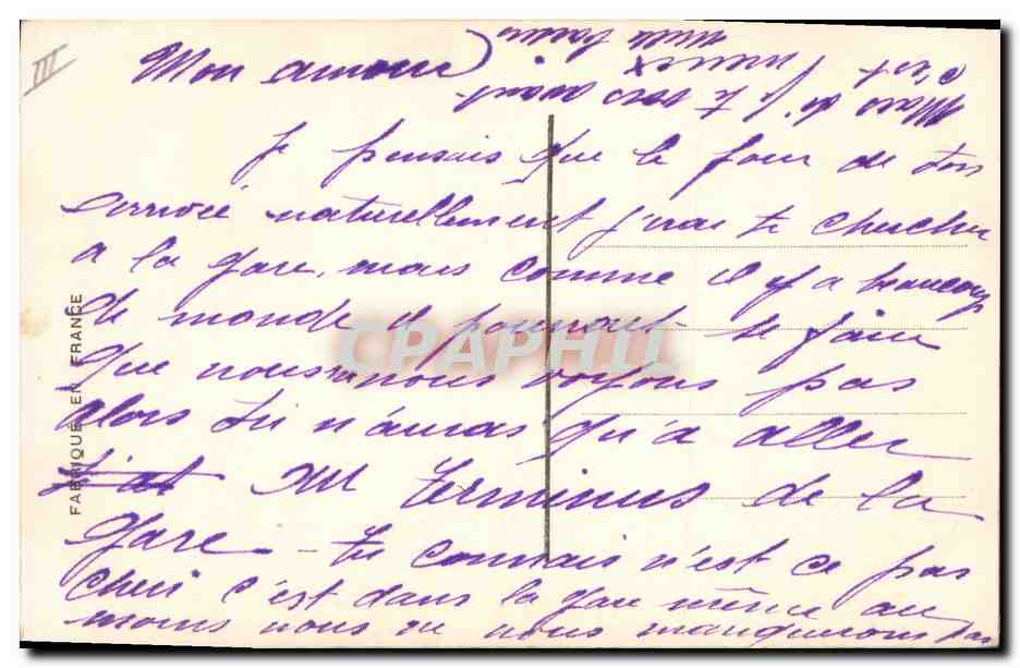 Deux enfants à cheval — scène de forêt — PEX 4756 — Verso