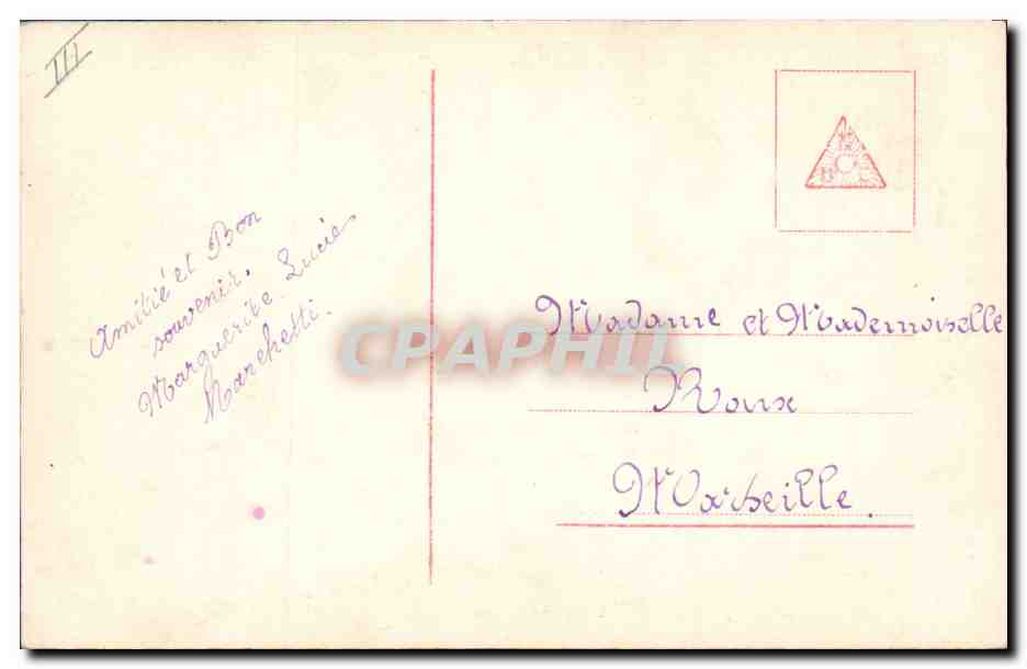 CPA Cheval Hippisme Equitation Femme  — Verso
