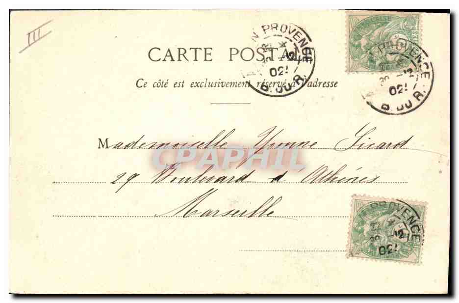 CPA Fantaisie Enfant Annee 1902 1903  — Rückseite