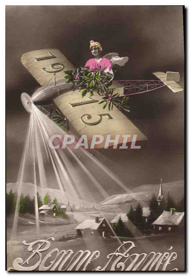 Ange dans un avion — 1915 — éditeur inconnu