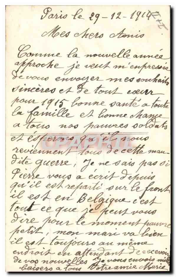 Ange dans un avion — 1915 — éditeur inconnu — Reverso