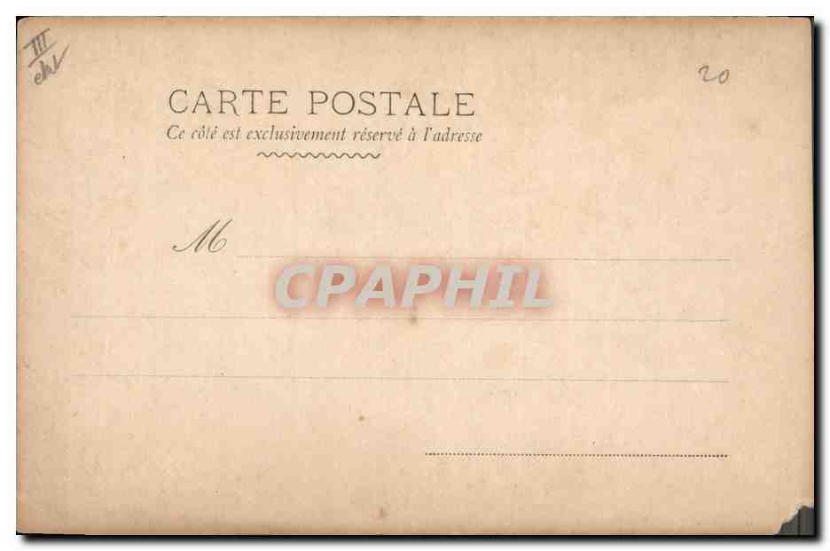 CPA Fantaisie Femme Mois Aout  — Verso