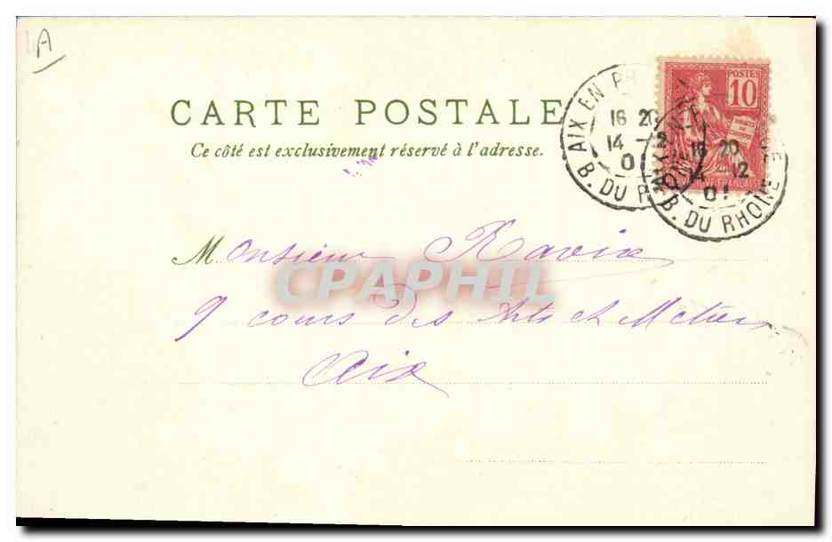 Oktober — Serie II — Eugène Béziers — Rückseite