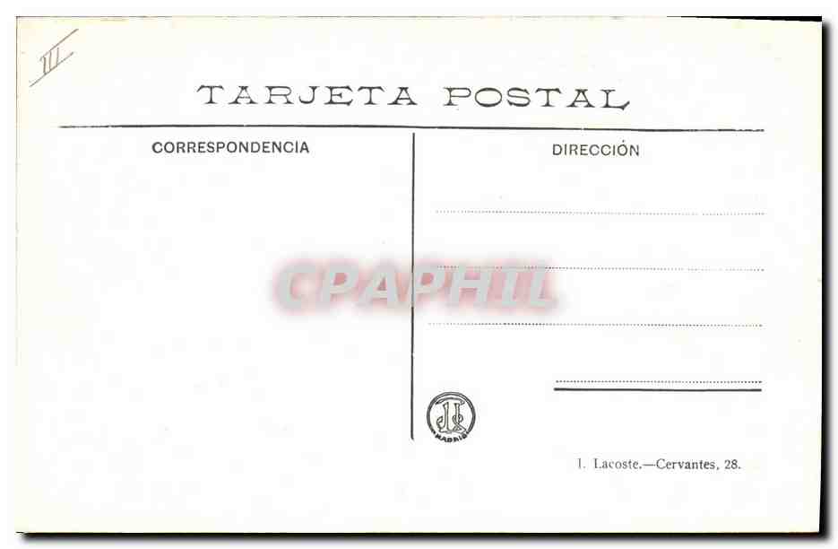 CPA Corrida Course de taureaux Despues de la estocada  — Rückseite