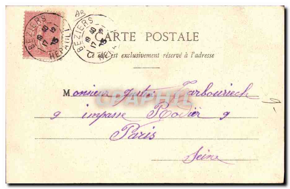 Arènes de Béziers — Le Jeu des Piques — M. P. Phot. — Reverso