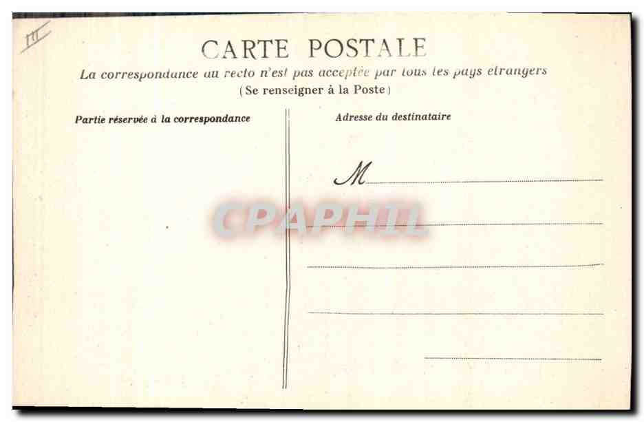 CPA Bateau de Guerre Le Valmy Cuirasse d'escadre  — Verso