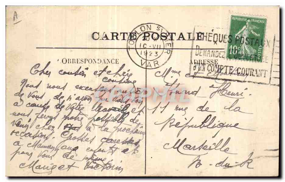CPA Bateau de Guerre Voltaire Cuirasse de 1er rang  — Verso