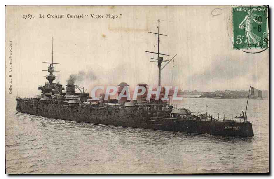 Le Croiseur Cuirassé "Victor Hugo" — Collection H. Laurent Porr-Louis — n° 2757