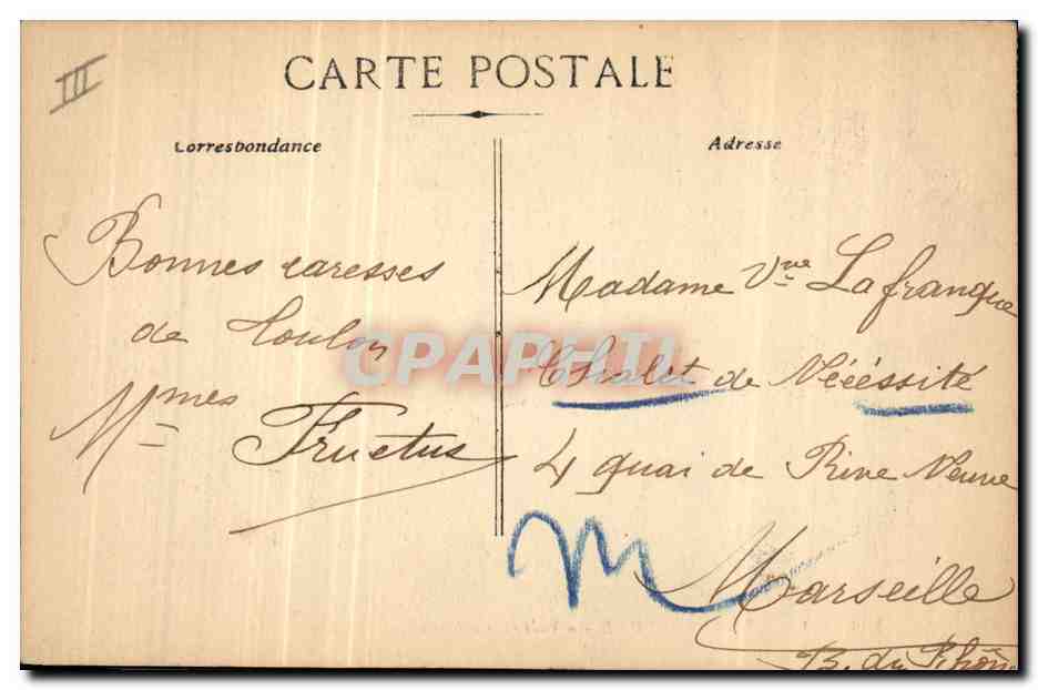 CPA Bateau de Guerre Voltaire Dreadnought 1er escadre  — Verso