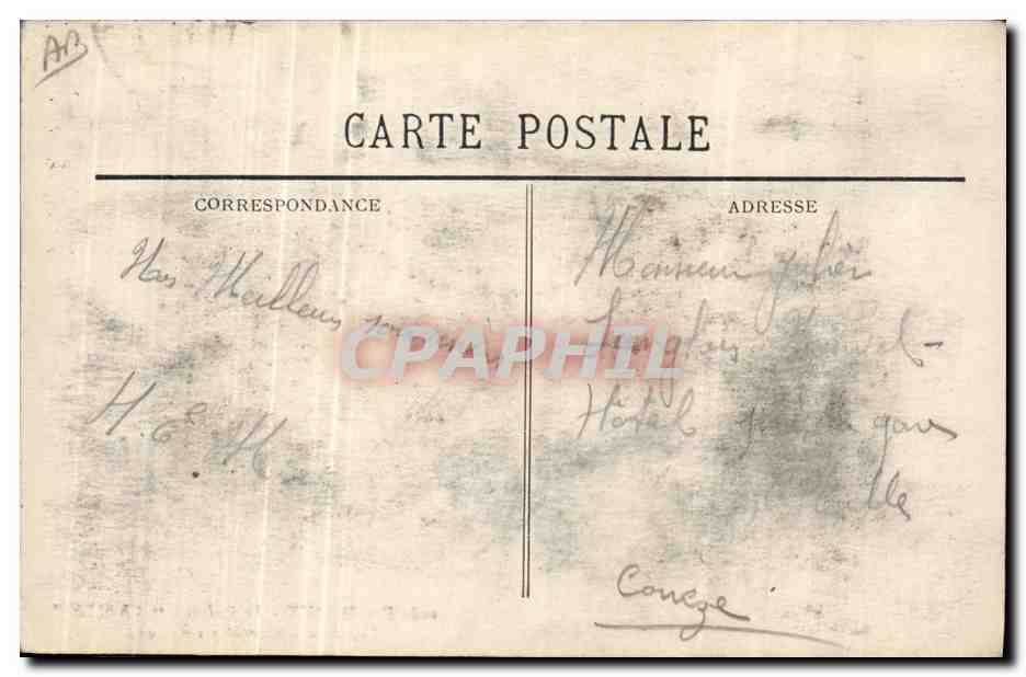 Bordeaux — Le Cuirassé "Vérité" après le lancement — BR - 424 — Reverso