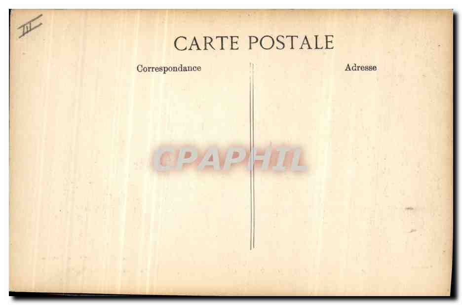 CPA Bateau de Guerre Vergniaud Cuirasse d'escadre  — Verso