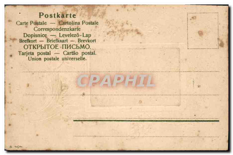 CPA Fantaisie Fleurs Enfant  — Rückseite