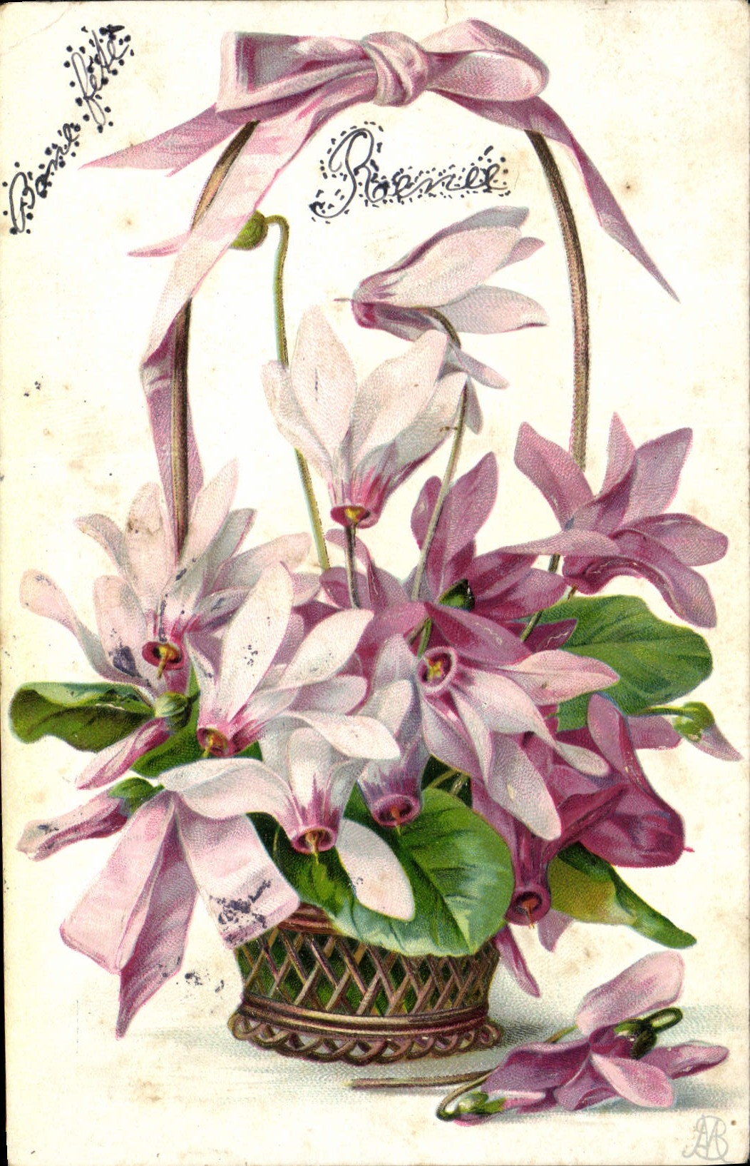 CPA Fantaisie Fleurs 