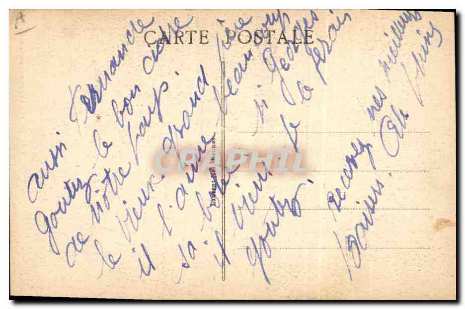 CPA Folklore Encore une petite bolee  — Verso