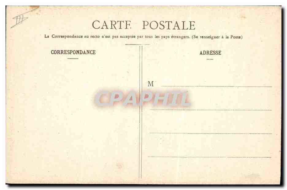 CPA Folklore Fillette Environs de Concarneau Bretagne  — Verso