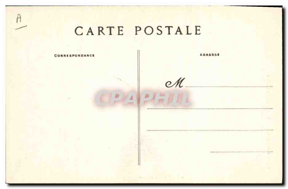 CPA Folklore Quimperle Le temps des cerises  — Verso