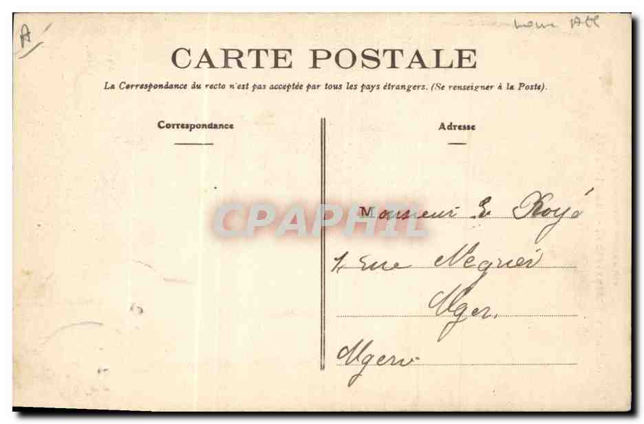 CPA Folklore Enfants La cueillette des fleurs Au pays des Paludiers  — Verso