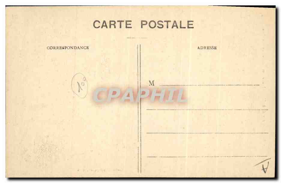 CPA Folklore Artisane de Baud  — Verso
