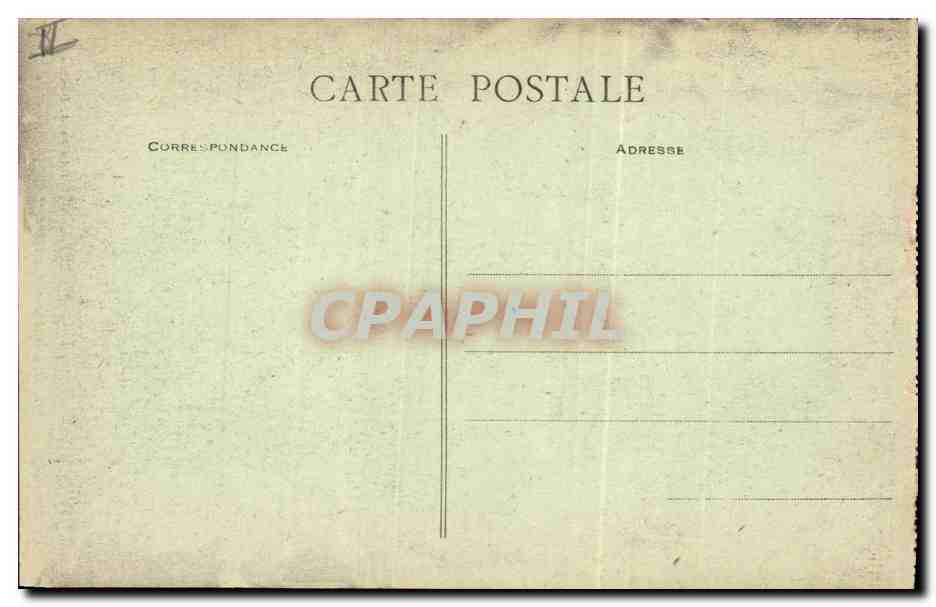CPA Folklore Finistere Bigoudene  — Verso